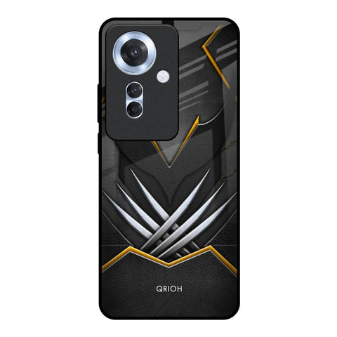 Black Warrior Glossy Case for Oppo F25 Pro 5G