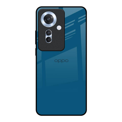 Cobalt Blue Glossy Case for Oppo F25 Pro 5G