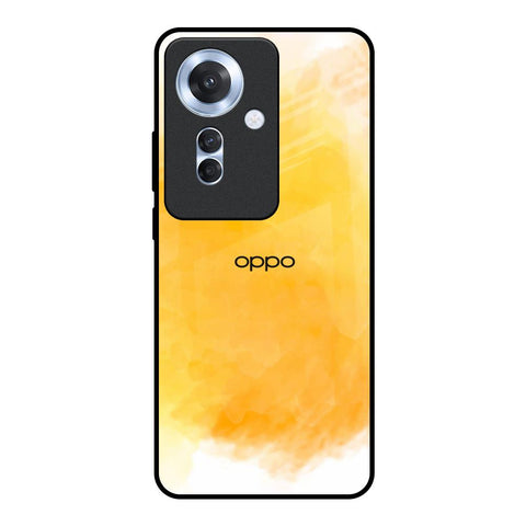 Rustic Orange Glossy Case for Oppo F25 Pro 5G
