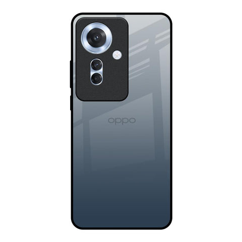 Smokey Grey Color Glossy Case For Oppo F25 Pro 5G
