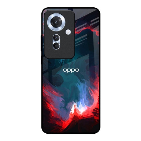 Brush Art Glossy Case For Oppo F25 Pro 5G