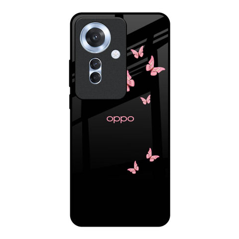 Fly Butterfly Glossy Case for Oppo F25 Pro 5G