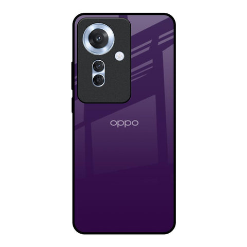 Dark Purple Glossy Case for Oppo F25 Pro 5G