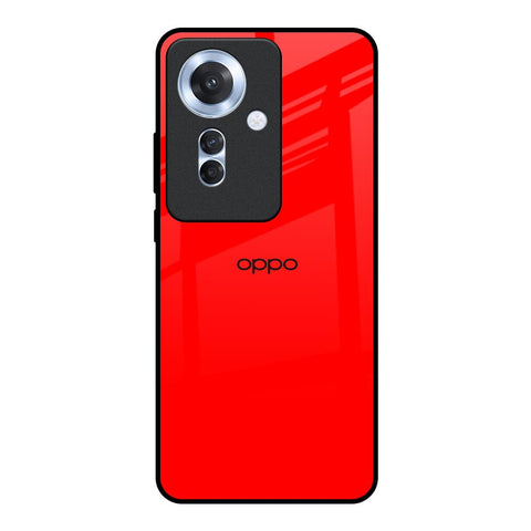 Blood Red Glossy Case for Oppo F25 Pro 5G
