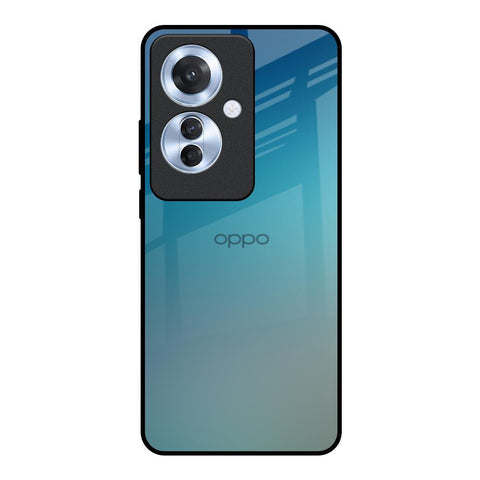Sea Theme Gradient Glossy Case for Oppo F25 Pro 5G