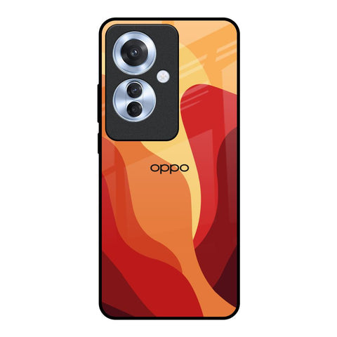 Magma Color Pattern Glossy Case for Oppo F25 Pro 5G