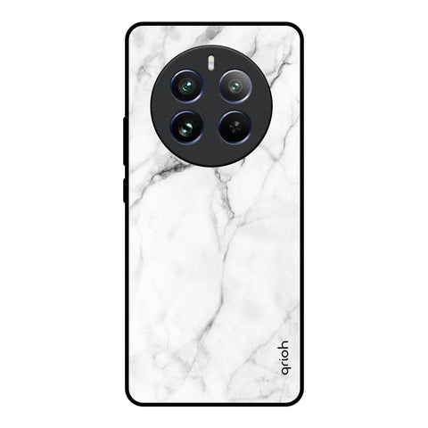 Modern White Marble Glossy Case for Realme 12 Pro 5G