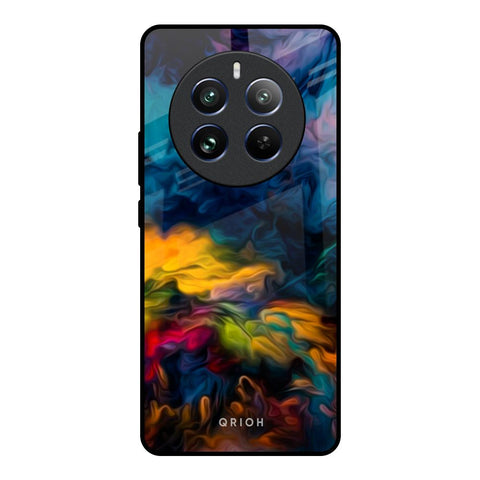 Multicolor Oil Painting Glossy Case for Realme 12 Pro 5G