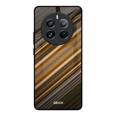 Diagonal Slash Pattern Glossy Case for Realme 12 Pro Plus 5G