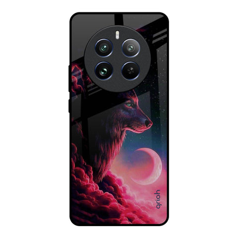 Moon Wolf Glossy Case for Realme 12 Pro Plus 5G