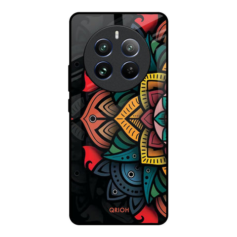 Retro Gorgeous Flower Glossy Case for Realme 12 Pro Plus 5G