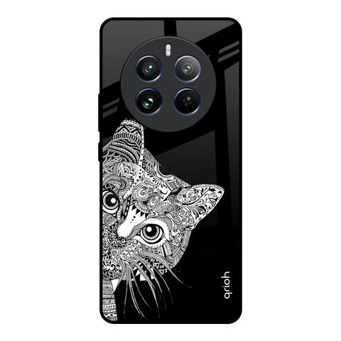 Kitten Mandala Glossy Case for Realme 12 Pro Plus 5G