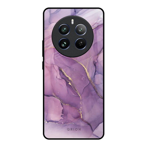Purple Gold Marble Glossy Case for Realme 12 Pro Plus 5G