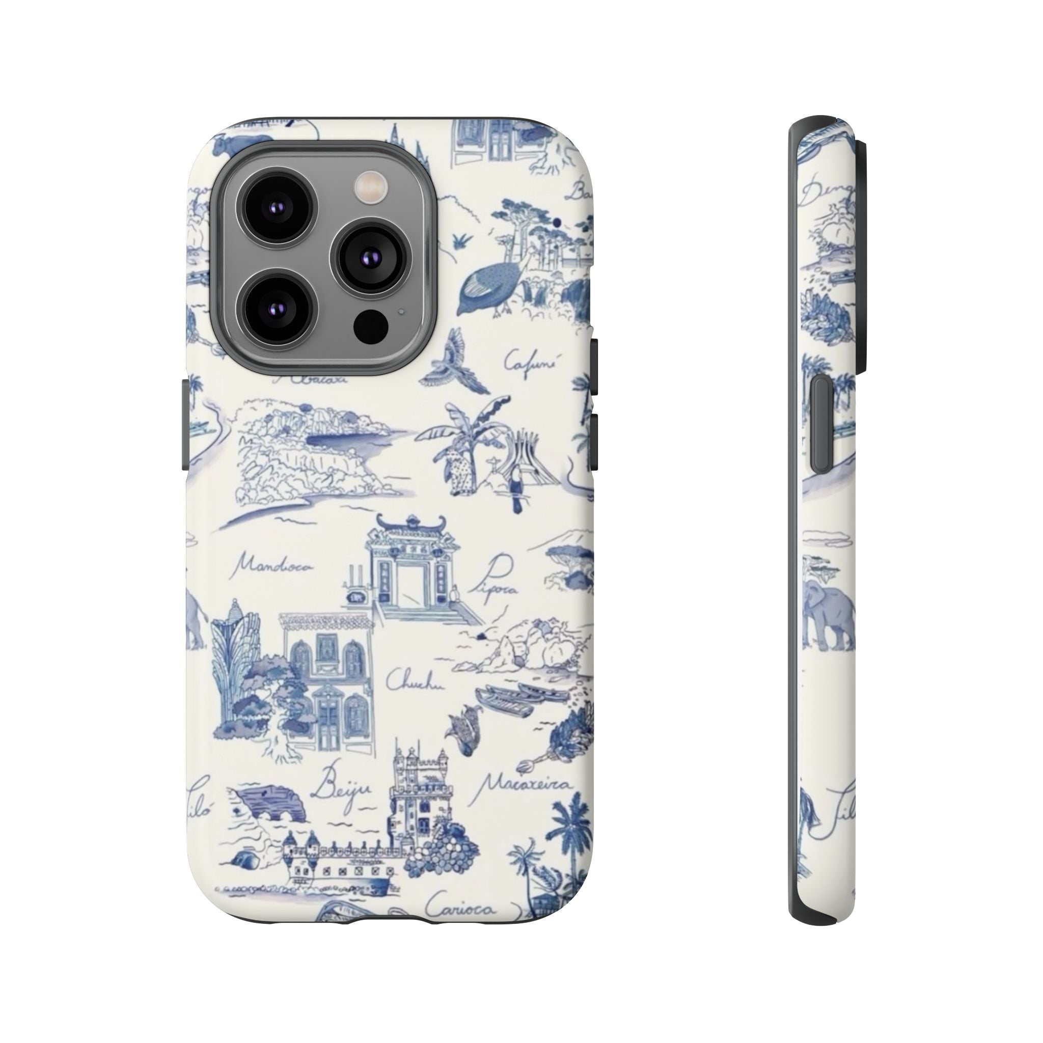 Crimson Bloom Tough Case  Available For All iPhone Models