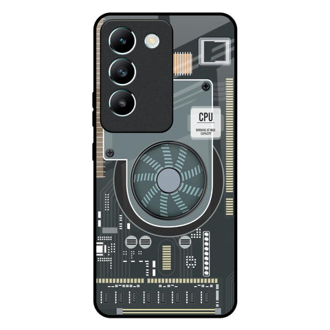 Motherboard Circuit Glossy Case for Vivo T3 5G