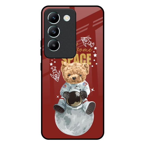 Astronaut Bear Glossy Case for Vivo T3 5G