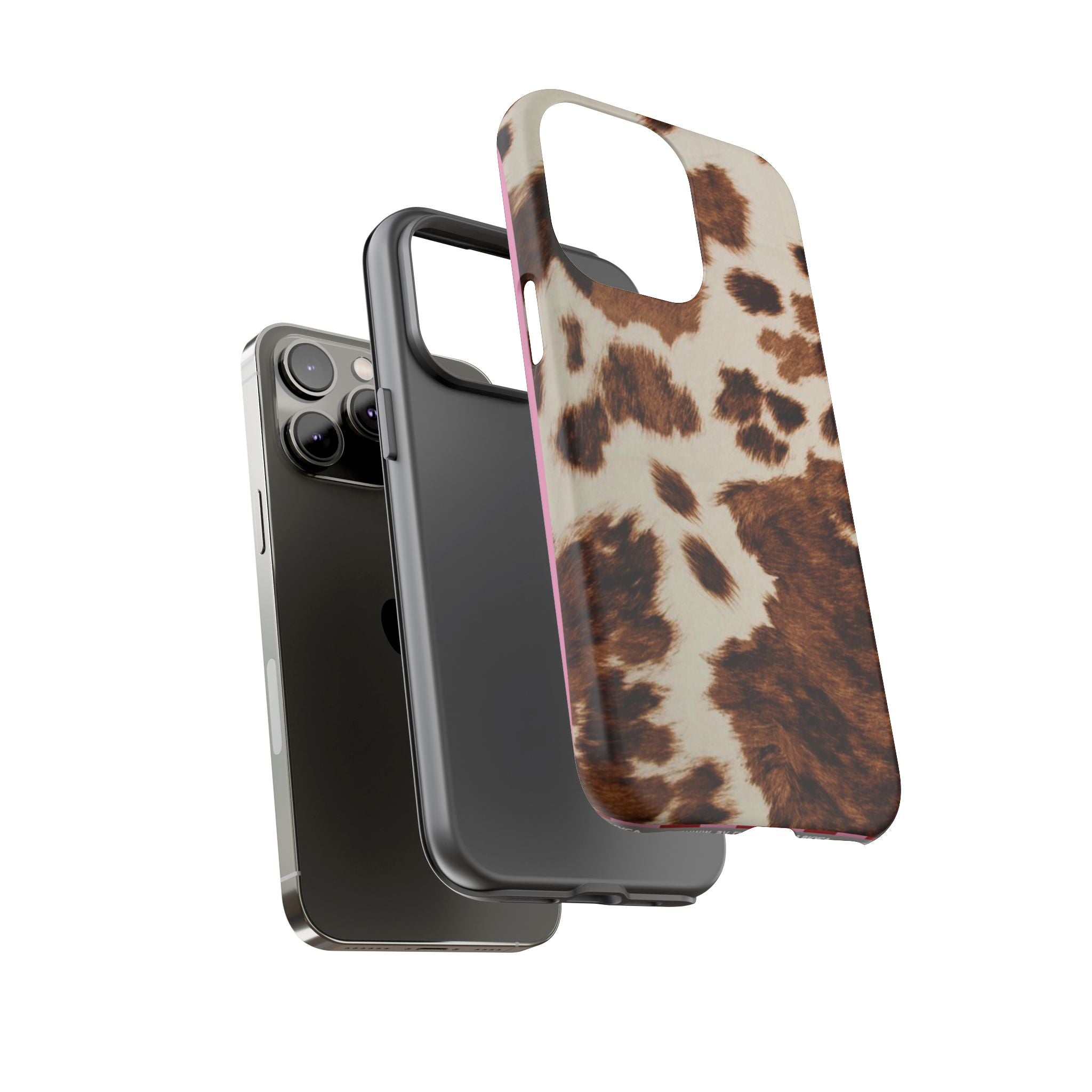 Cow Print Tough Case  Available For All iPhone Models