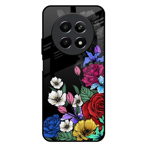 Rose Flower Bunch Art Glossy Case for Realme 12 5G