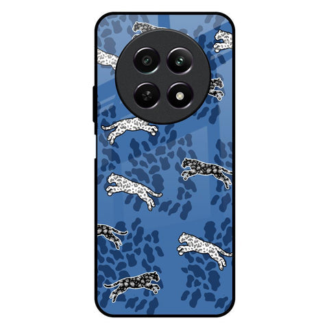 Blue Cheetah Glossy Case for Realme 12 5G