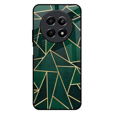 Abstract Green Glossy Case For Realme 12 5G
