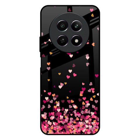 Heart Rain Fall Glossy Case For Realme 12 5G