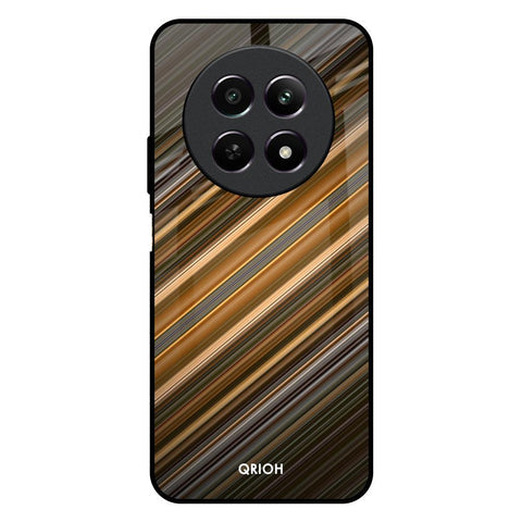 Diagonal Slash Pattern Glossy Case for Realme 12 5G