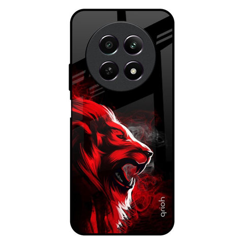Red Angry Lion Glossy Case for Realme 12 5G