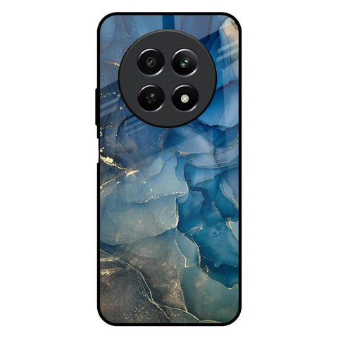 Blue Cool Marble Glossy Case for Realme 12 5G