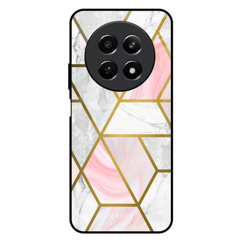 Geometrical Marble Glossy Case for Realme 12 5G