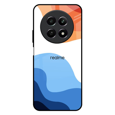 Wavy Color Pattern Glossy Case for Realme 12 5G