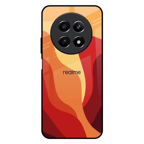 Magma Color Pattern Glossy Case for Realme 12 5G
