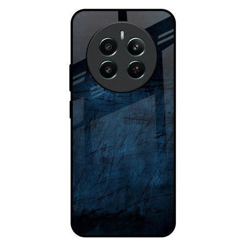 Dark Blue Grunge Glossy Case for Realme 12 Plus 5G