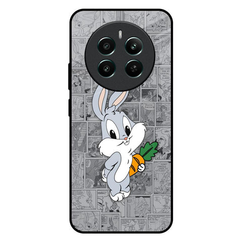 Cute Baby Bunny Glossy Case for Realme 12 Plus 5G