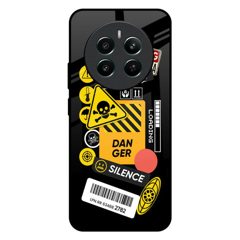 Danger Signs Glossy Case for Realme 12 Plus 5G