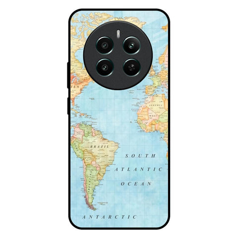Travel Map Glossy Case for Realme 12 Plus 5G