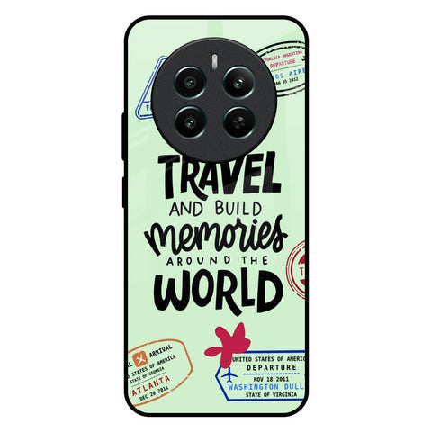 Travel Stamps Glossy Case for Realme 12 Plus 5G