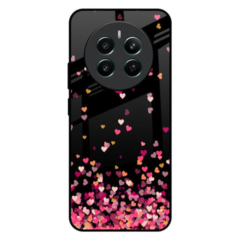 Heart Rain Fall Glossy Case For Realme 12 Plus 5G