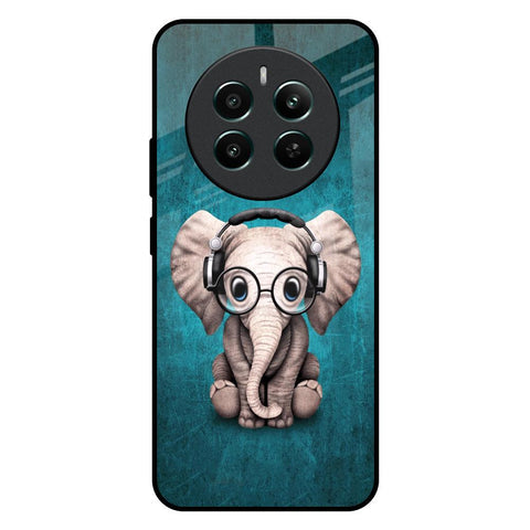 Adorable Baby Elephant Glossy Case For Realme 12 Plus 5G