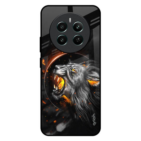 Aggressive Lion Glossy Case for Realme 12 Plus 5G