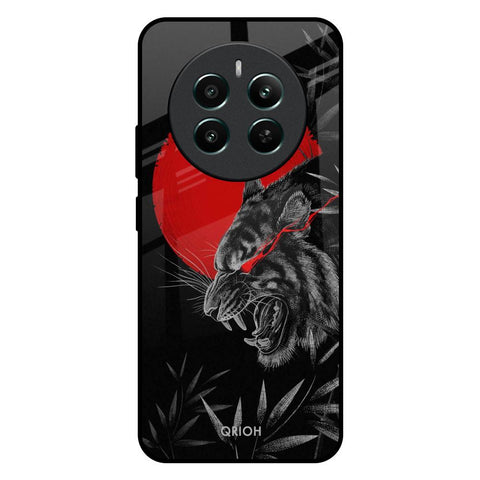 Red Moon Tiger Glossy Case for Realme 12 Plus 5G