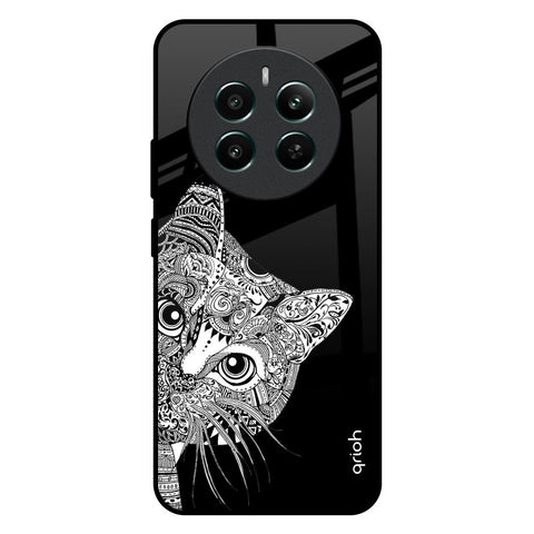 Kitten Mandala Glossy Case for Realme 12 Plus 5G