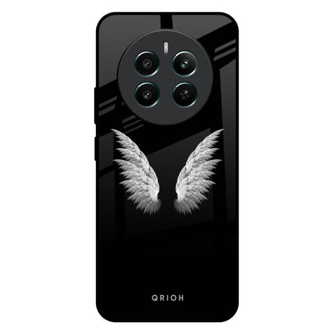 White Angel Wings Glossy Case for Realme 12 Plus 5G