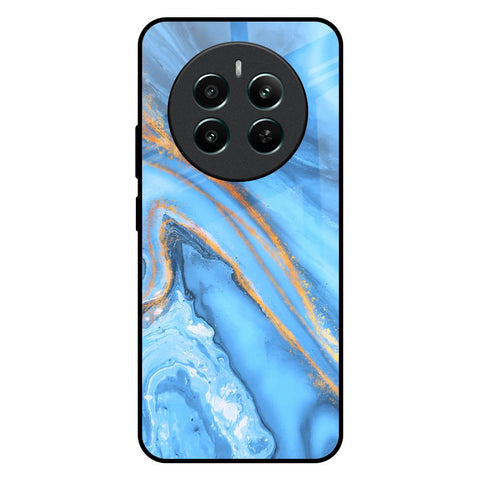 Vibrant Blue Marble Glossy Case for Realme 12 Plus 5G