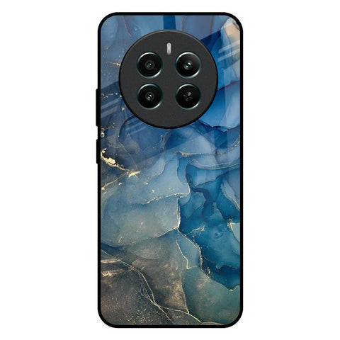 Blue Cool Marble Glossy Case for Realme 12 Plus 5G
