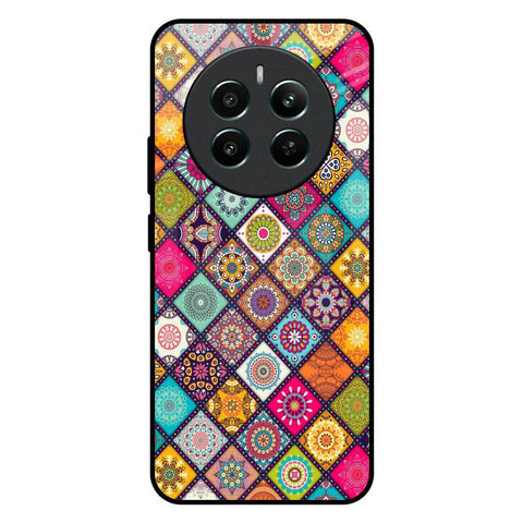 Multicolor Mandala Glossy Case for Realme 12 Plus 5G