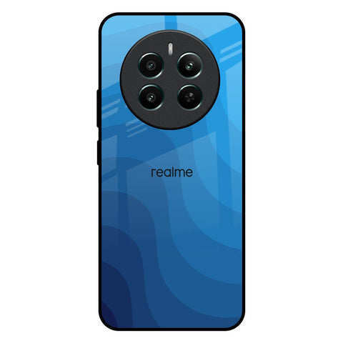 Blue Wave Abstract Glossy Case for Realme 12 Plus 5G