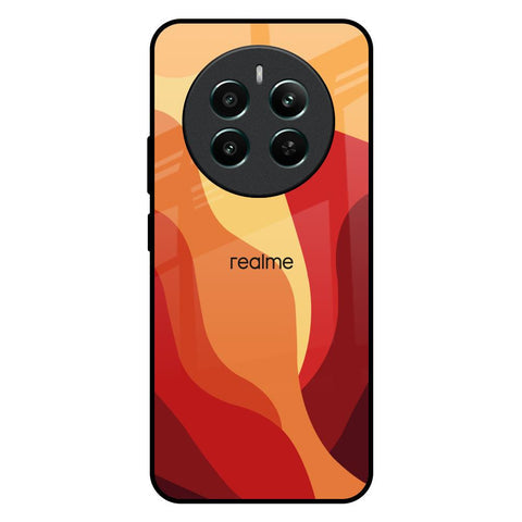 Magma Color Pattern Glossy Case for Realme 12 Plus 5G