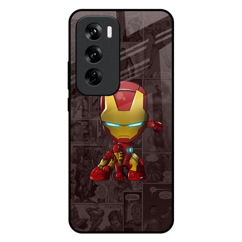 Angry Baby Super Hero Glossy Case for Oppo Reno 12 5G