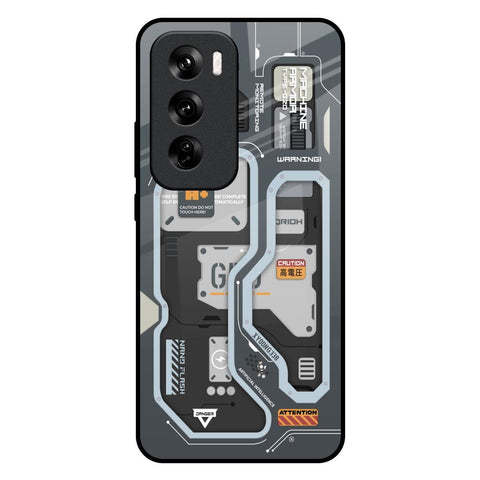 Retro Futuristic Glossy Case for Oppo Reno 12 5G