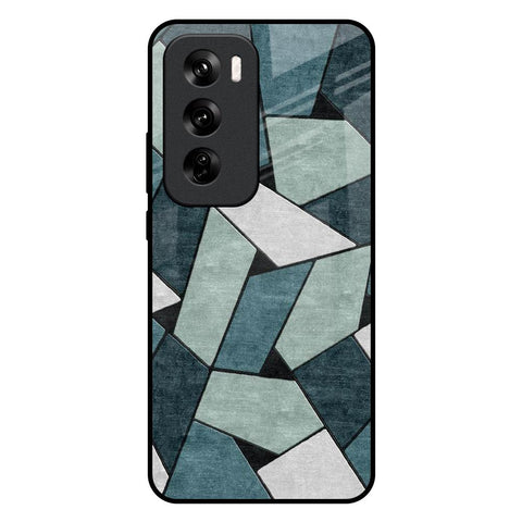Abstact Tiles Glossy Case for Oppo Reno 12 5G